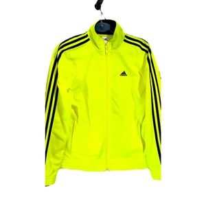 Fluorescent Adidas long sleeve sportswear jacket